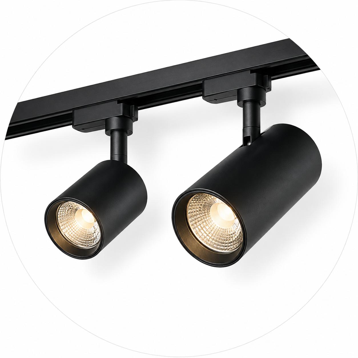 Đèn ray rọi LED chiếu điểm nổi bật cho showroom, cửa hàng